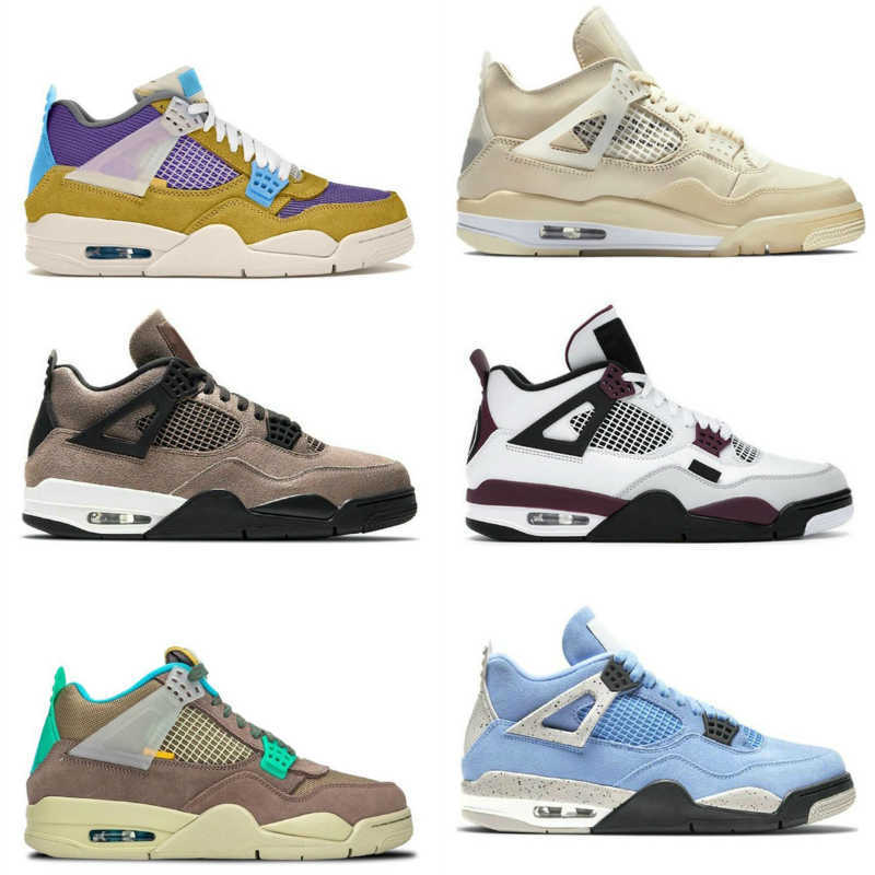 

Men Women Basketball Shoes Jumpman 4 4s Shimmer Black Cat Union Taupe Haze Desert Moss TAUPE HAZE UNIVERSITY BLUE White Oreo GUAVA ICE Pure Money Mens Trainers Sports, S1