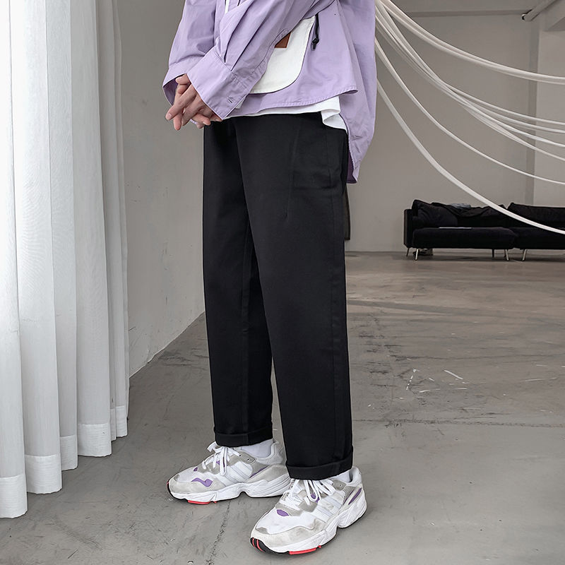 

Trousers 2021 Men's Spring and Autumn's New Colour Overalls Hare Cotton Pants 28-38 Youth WTDQ, 8801 khaki