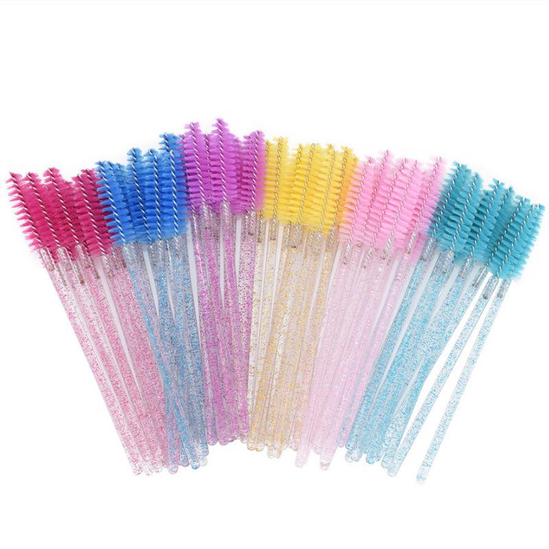 

50Pcs Eyelash Brushes Makeup Brushes Disposable Mascara Wands Applicator Spoolers Eye Lashes Cosmetic Brush Makeup Tools