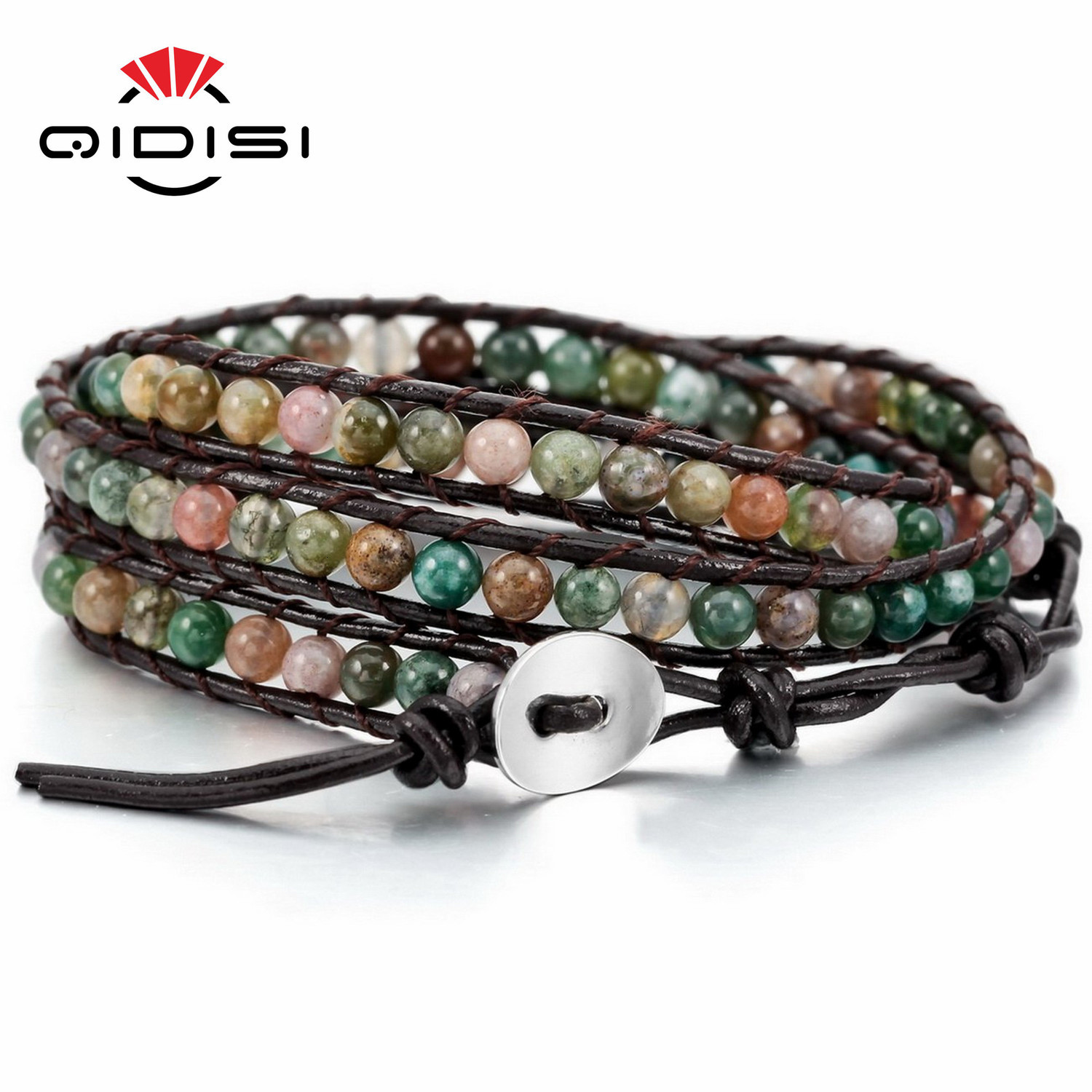 Cartoon main-Coeur Cheer Verre Cabochon Bracelet Tressé Bracelet En Cuir Bracelets