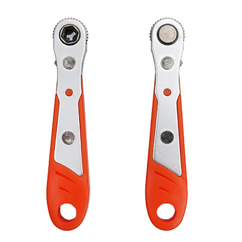 

1/4" Magnetic Ratchet Wrench Wrench Hexagon Socket 6.35mm 36-tooth Ratchet Single/double Head Screwdriver Drill Bits Tool