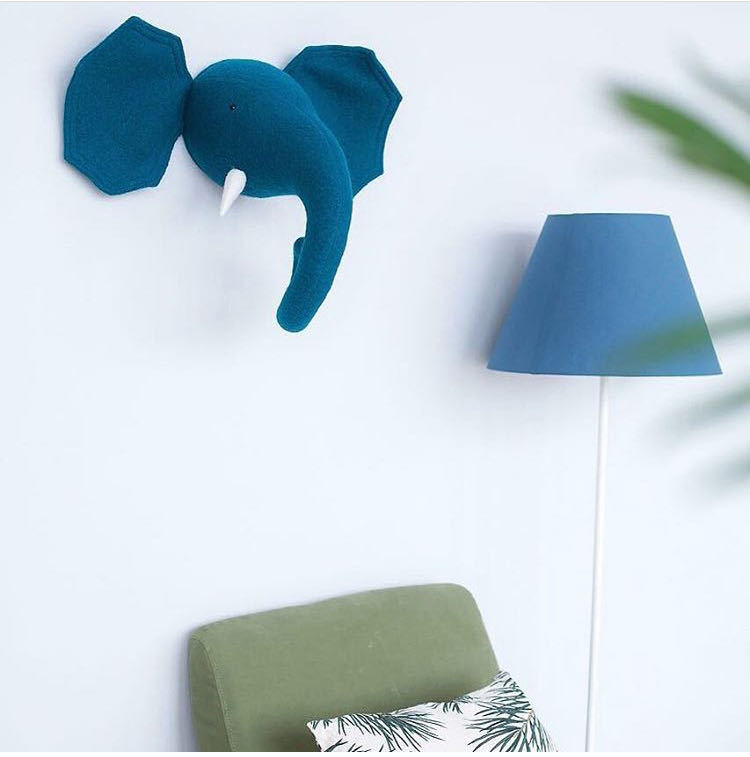 

Nordic wind ins new animal head children's room kindergarten decoration wall decoration wall decoration free shipping
