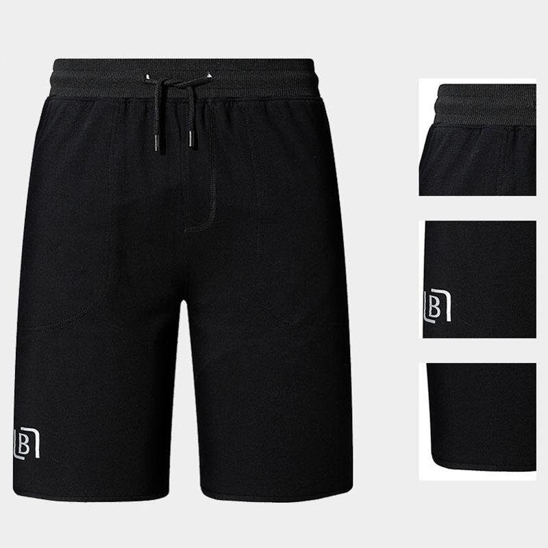 

1 Pcs Men Breathable Elasticity Beach Shorts Fashion for Outdoor Summer Sport 88, Black