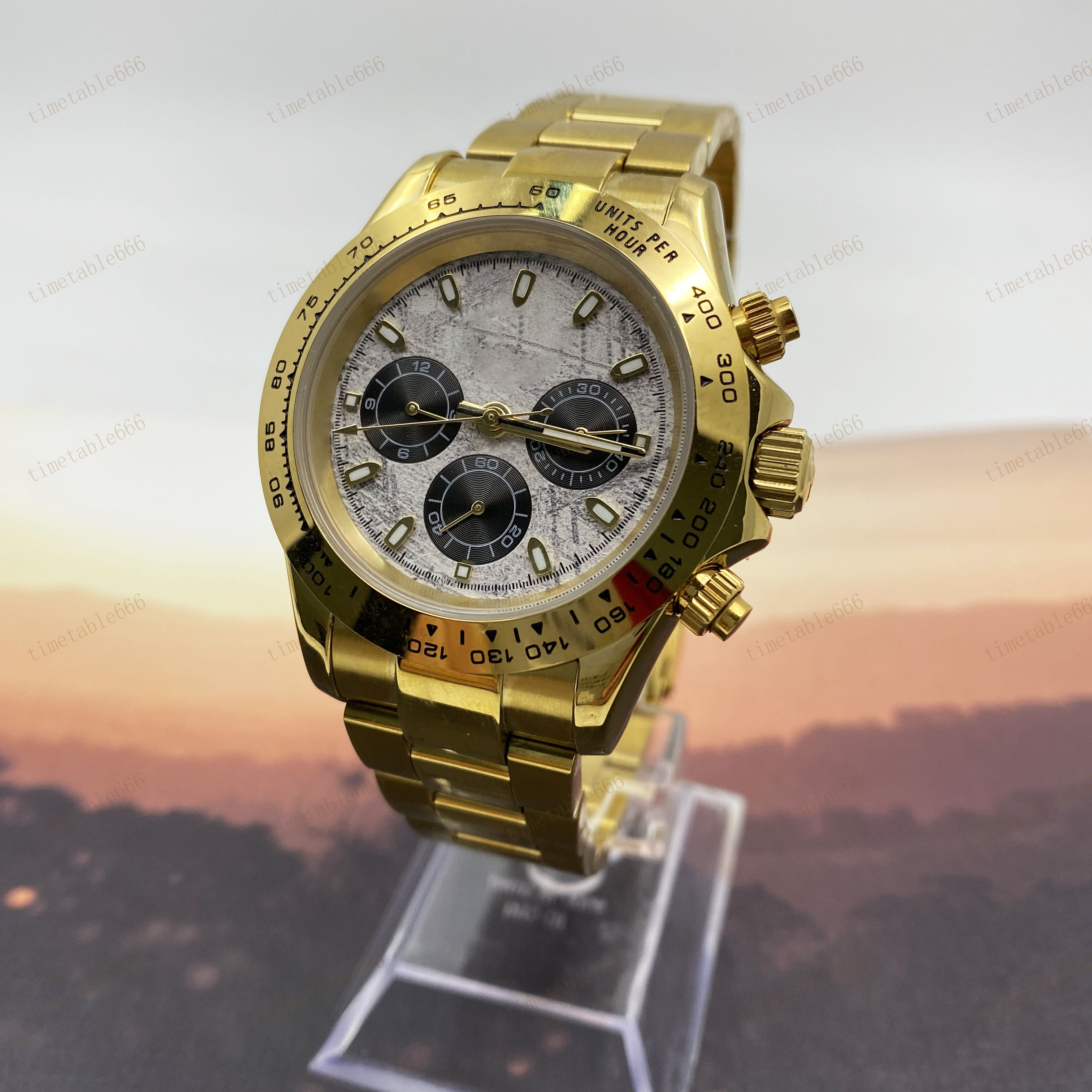 

Luxury Watches brand For Men Factory AAA+ Mechanical Wrist watch Automatic Designer montre de luxe 41mm Folding Buckle Gold Hardlex Waterproof Stopwatch wristwatch, Watch strap