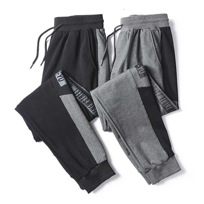 

2021 New Mens Sweatpants Autumn Winter Man Harem Fitness Bodybuilding Joggers Workout Trousers Men Casual Cotton Pencil Pants Homme Zj7r, Dark grey