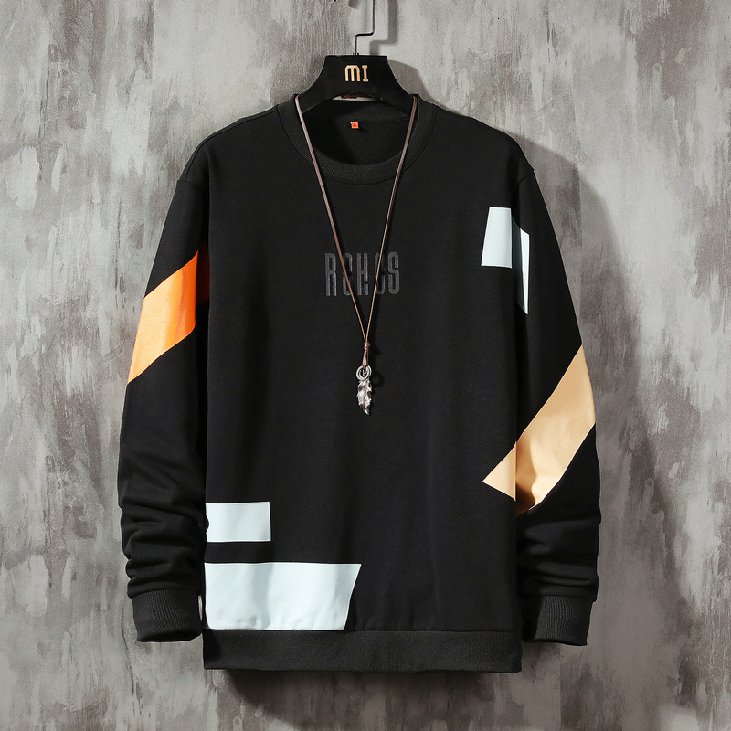

2021 New Autumn Spring Hoodies Male Black Hip Hop Punk Pullover Streetwear Big Fashion Clothes 6DPT, Ds928 d