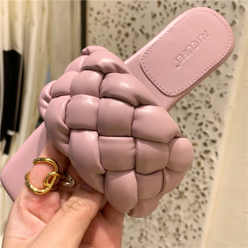 

2021 fashion ladies plain slippers slippers outdoor beach house ladies sandals home family flip flops women #8P0v, Beige