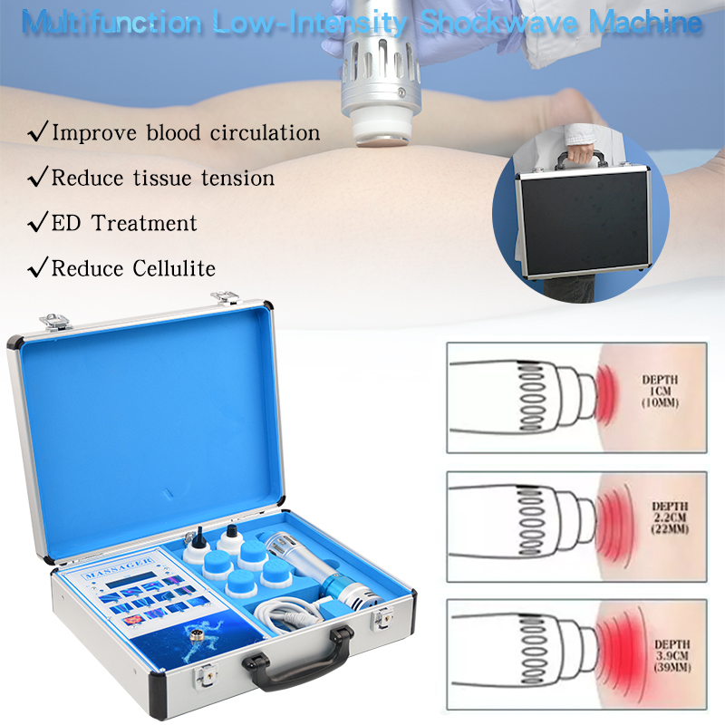 

New Health Care Shock Wave Therapy Massage Gun Pain Relief Shockwave Therapy Machine Box Shockwave Machine