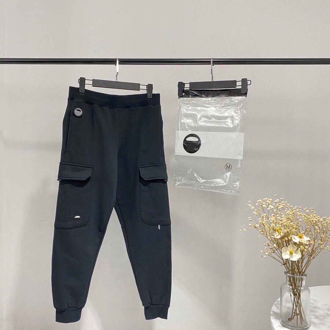 

Fashion Stylist lMens Pants 21AW New Arrival High Quality Womens Casual Long Pants Classical Cool Streetwear Simple Black Color Size -2Xl