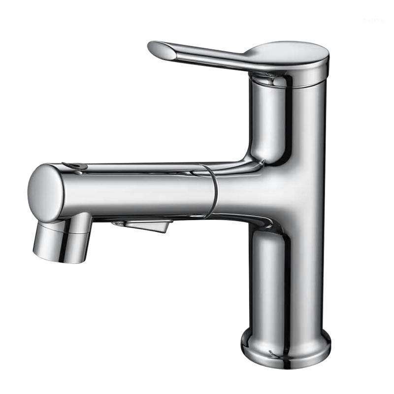 

Spray Single Handle Hot And Cold Water Sink Multifunctional Basin Faucet Hotel Kitchen Bathroom Tap Pull Out Toilet Home Brass1