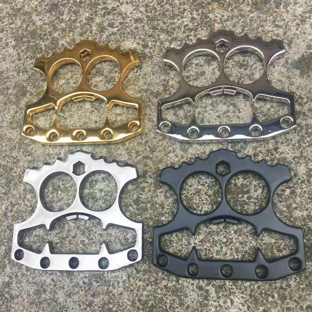 

New Finger buckle iron fist finger tiger outdoor Bottle opener Emergency window breaker self protection tool4564