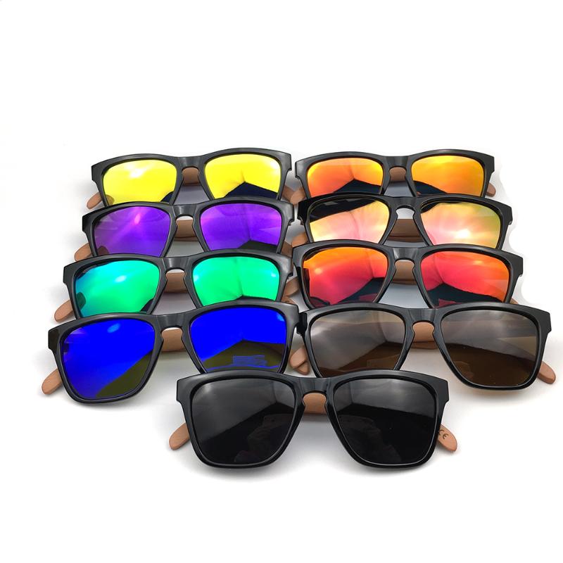 

Popular PC Frame with Bamboo Temple Sunglasse and Polarized Lens