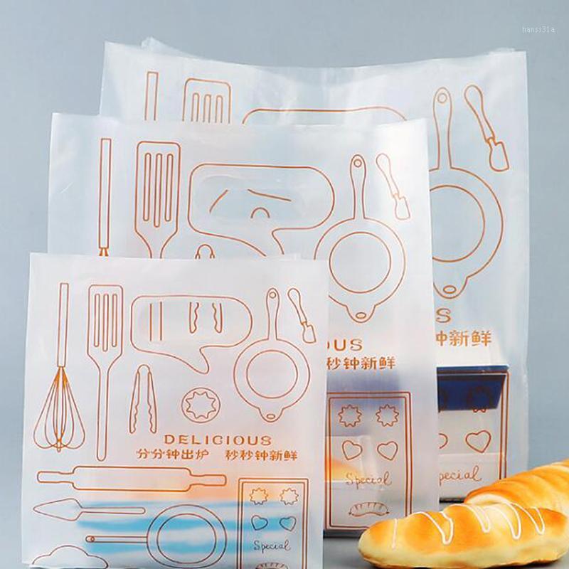 

Plastic Gift Bags With Handles Packing Bag For Wedding Party Supplies Baking Package Bags Shops Flowers Gift1
