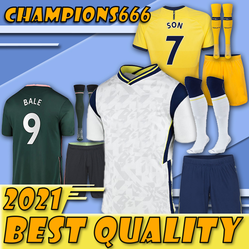 

Latest!!Men KIT 20 21 KANE SON BERGWIJN NDOMBELE Soccer Jerseys LUCAS DELE TOTTENHAM jersey Football suit with socks LO CELSO HOME BALE, Black;yellow