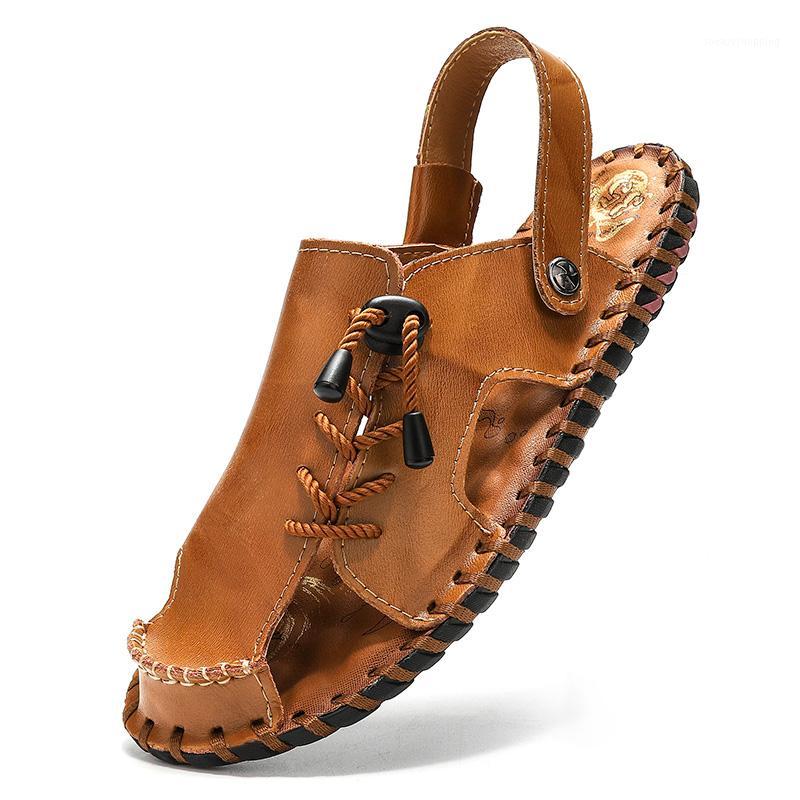 

water 2020 leather herren de comfort schoenen 2020 hombre sommer deportivas footwear man shoe sandles mens ete zapato zapatos1, Black
