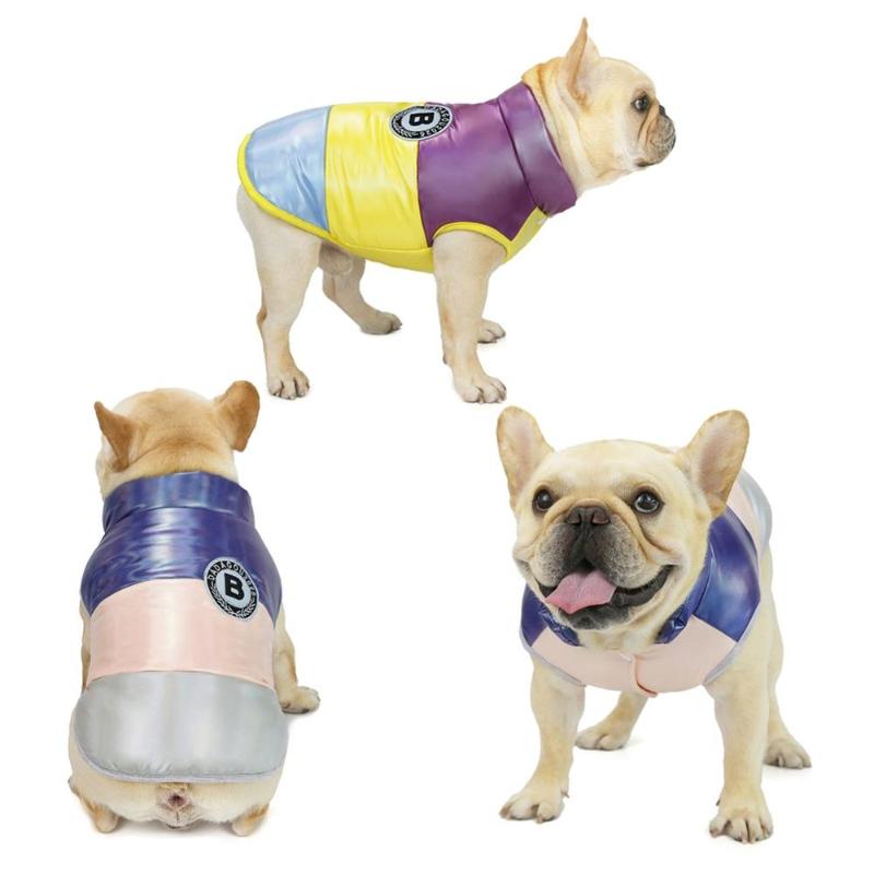 

Warm Pet Clothing Cat Dog Padded Coat Jacket Winter Waterproof Puppy Plush Vest Apparel Yorkie Chihuahua Kitten Costume, Pink
