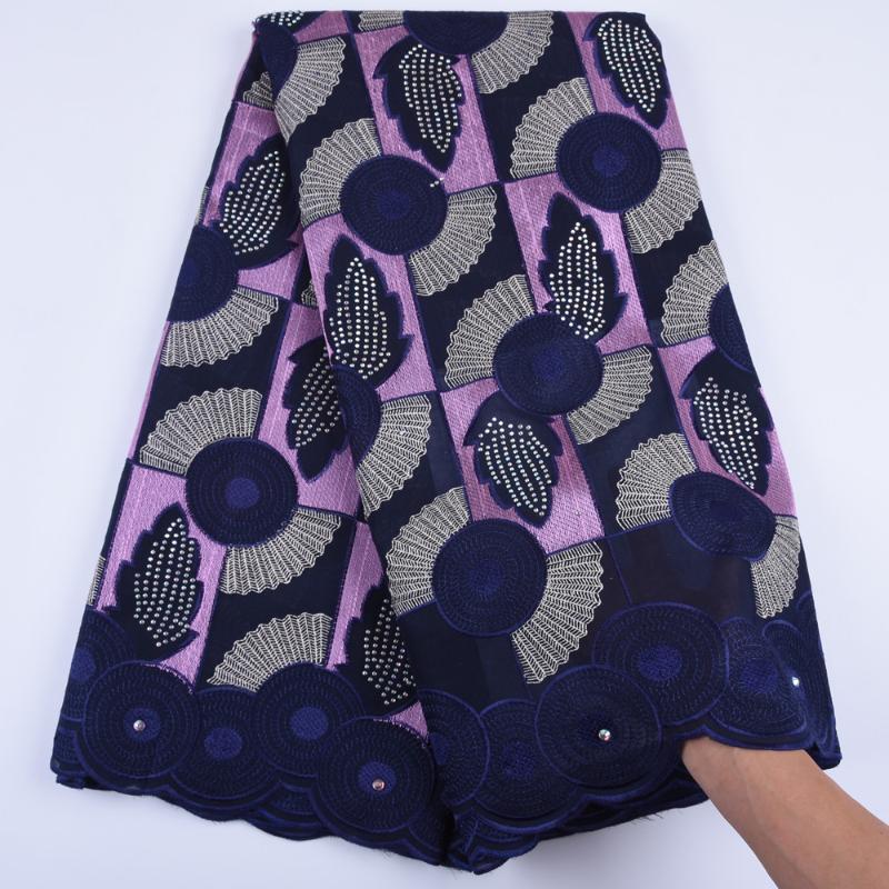 

Lastest Garment Sewing Swiss Voile Lace In Switzerland New African Dry Lace Fabric With Stones Nigerian Voile Fabric A1683
