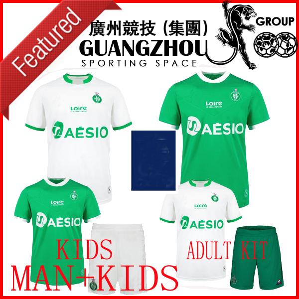 

20 21 MAILLOT AS Saints-Étienne kids man soccer Jerseys home away ADULT 2021 ST Etienne KHAZRI BERIC BOUDEBOUZ AHOLOU man set FOOTBALL SHIRT, Man away 1
