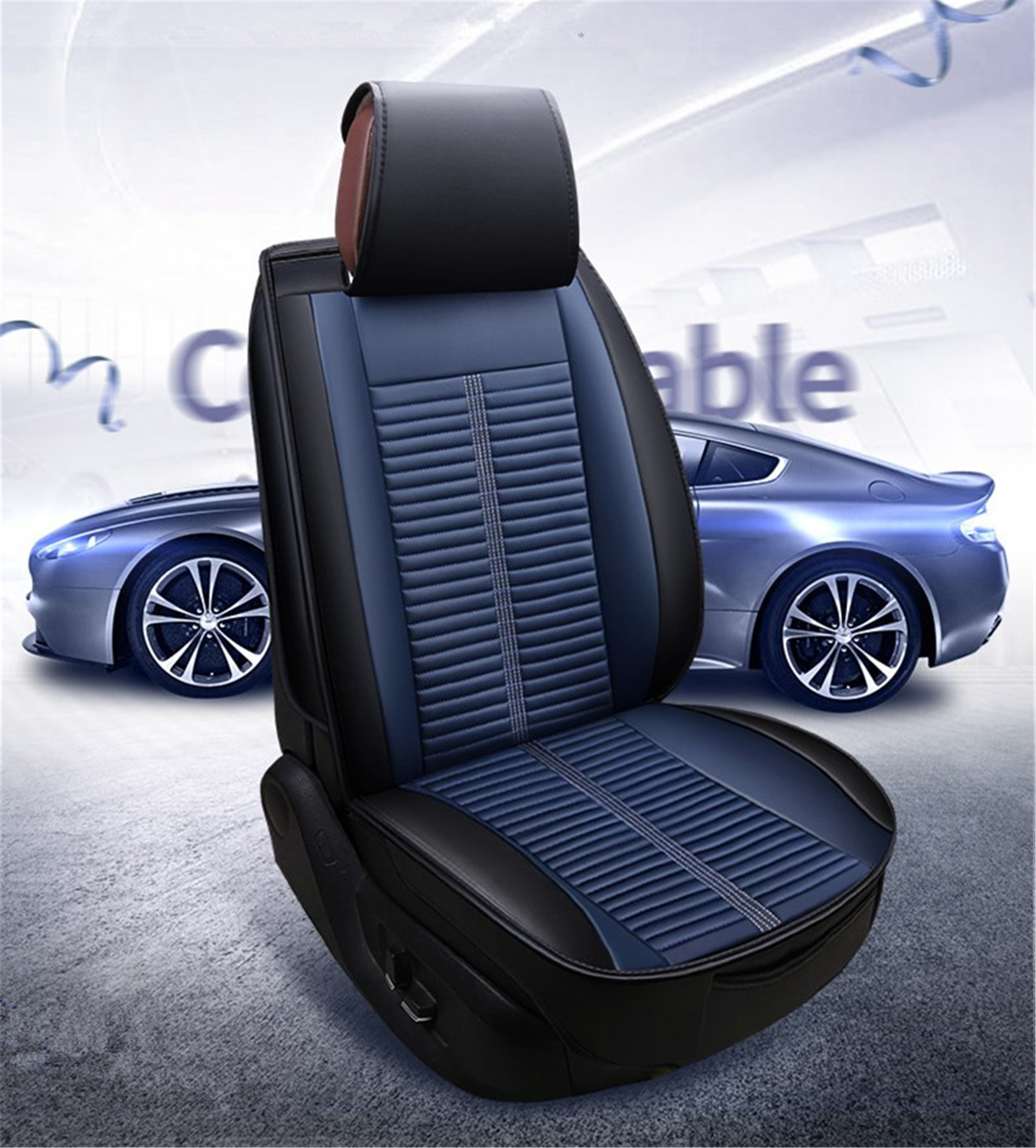 

The car seat cover has 2 rear seats in the front row that are non-slip waterproof suitable for most cars, SUVs and trucks
