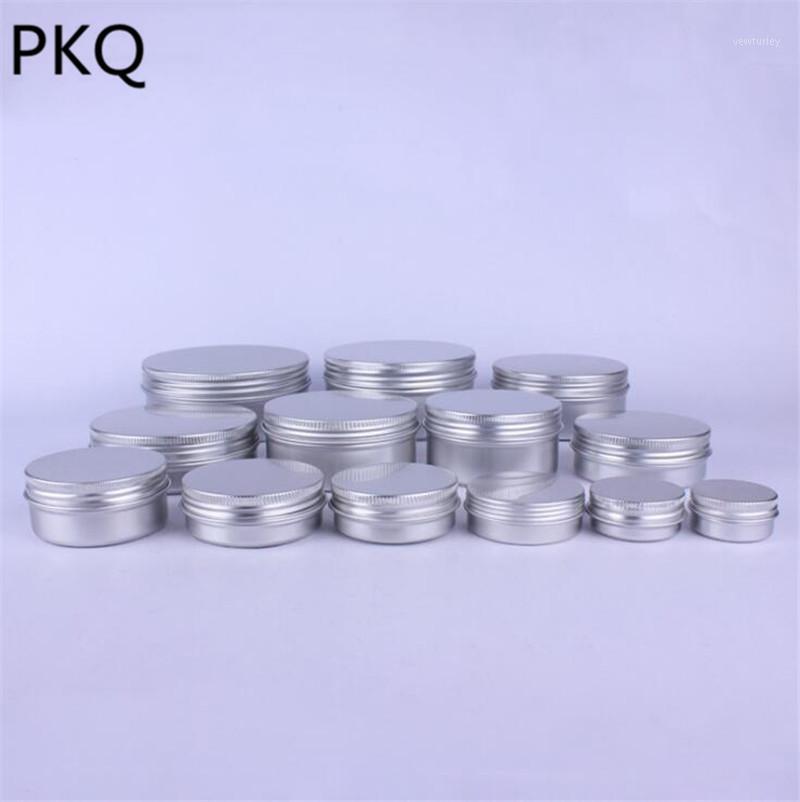 

50pcs Empty Aluminum Jar Tin Cosmetic Lip Containers Nail Decor Crafts pot 10ml/15ml/25ml/30ml/50ml/80ml/100ml/120ml/150ml1