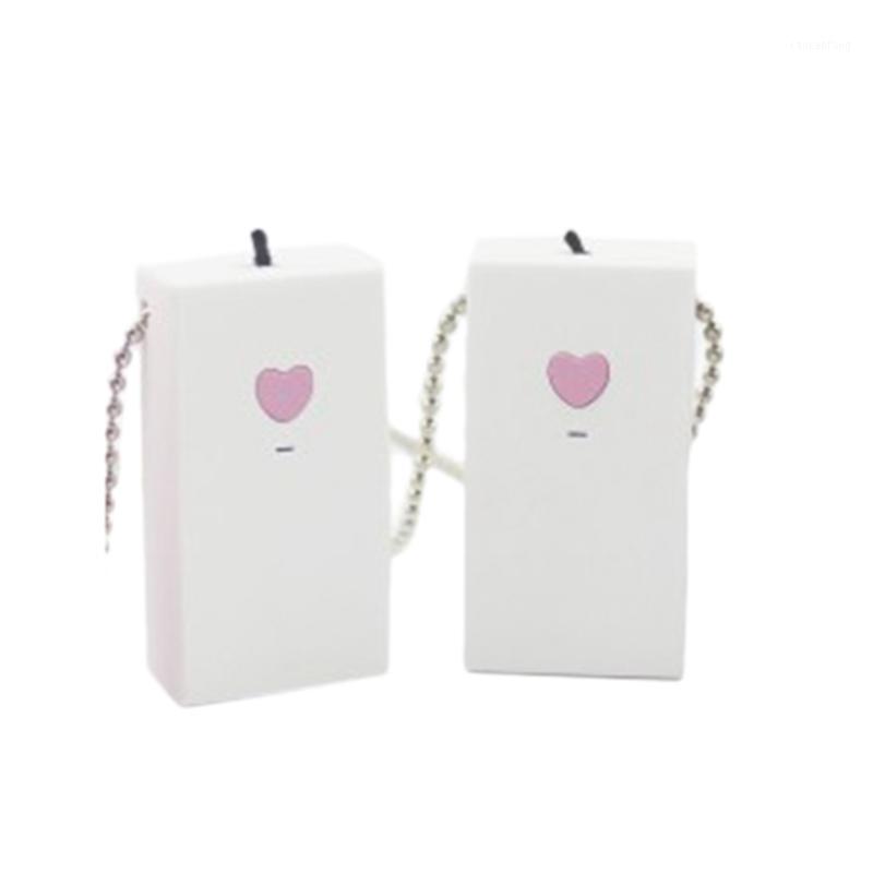 

2 Pcs USB Portable Wearable Air Purifier, Air Necklace Negative Ion Freshener No Radiation Low Noise,White1