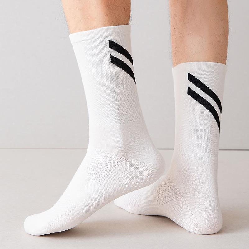 

Outdoor Running Cycling Sports Socks Anti Slip Seamless Sports Marathon Basketball Hiking Tennis Compression Socks A520, White