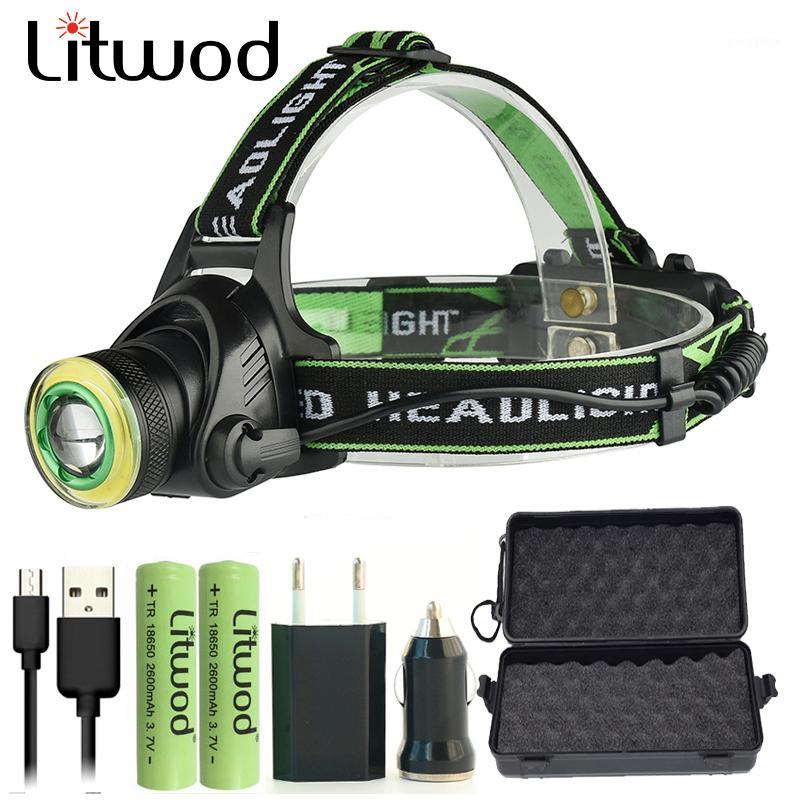 

Litwod Z207403 Led Headlamp Headlight 10000LM CREE XM-L2 U2 COB Micro USB Charger Head Lamp Portable Light Torch Lantern1