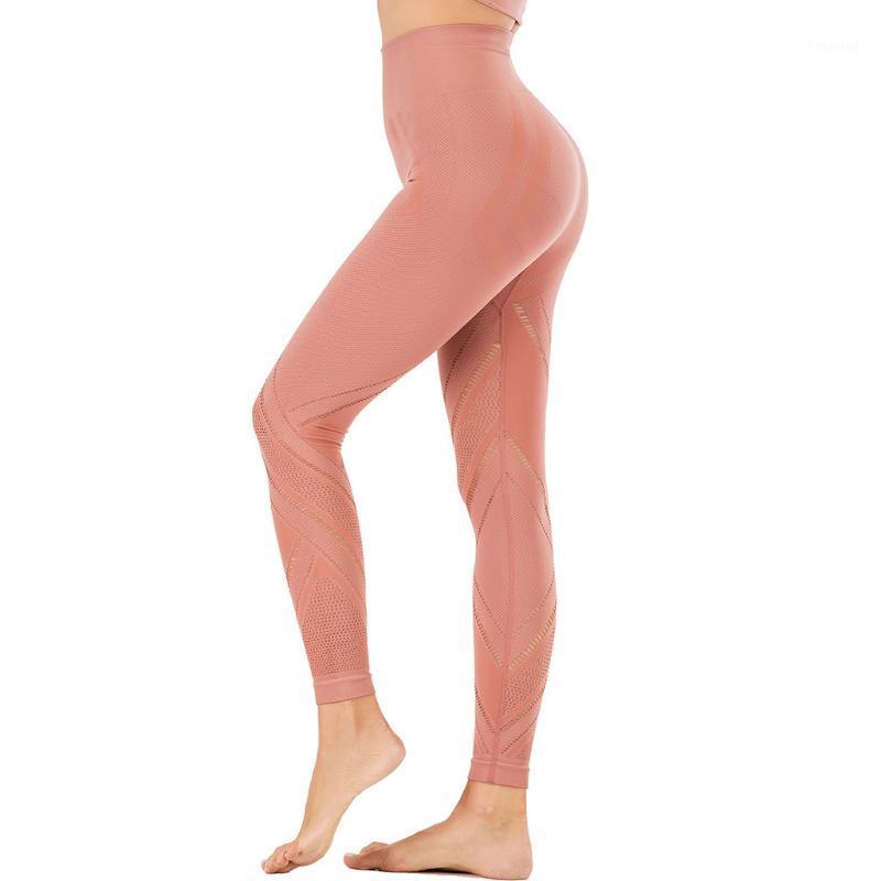 

High Waist Yoga Pants Seamless Women Sports Leggings Fitness Solid Athletic Workout Long Tights Gym Running Trousers Girls#J301, Black