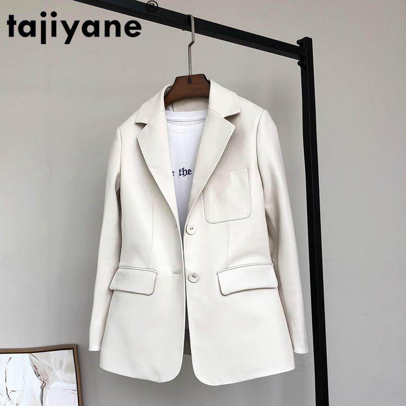 

Tajiyane Genuine Leather Jacket Women Sheepskin Coat Female Women's Clothing Korean Style Coats 2020 Mujeres Abrigos 2008 WPY833, Beige