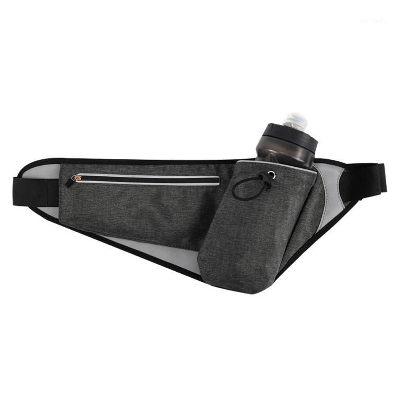 

Running Belts Waist Pack With Water Bottle Holder Water Resistant Double-deck Waist Pouch For Workouts Cycling Runner Jogging1