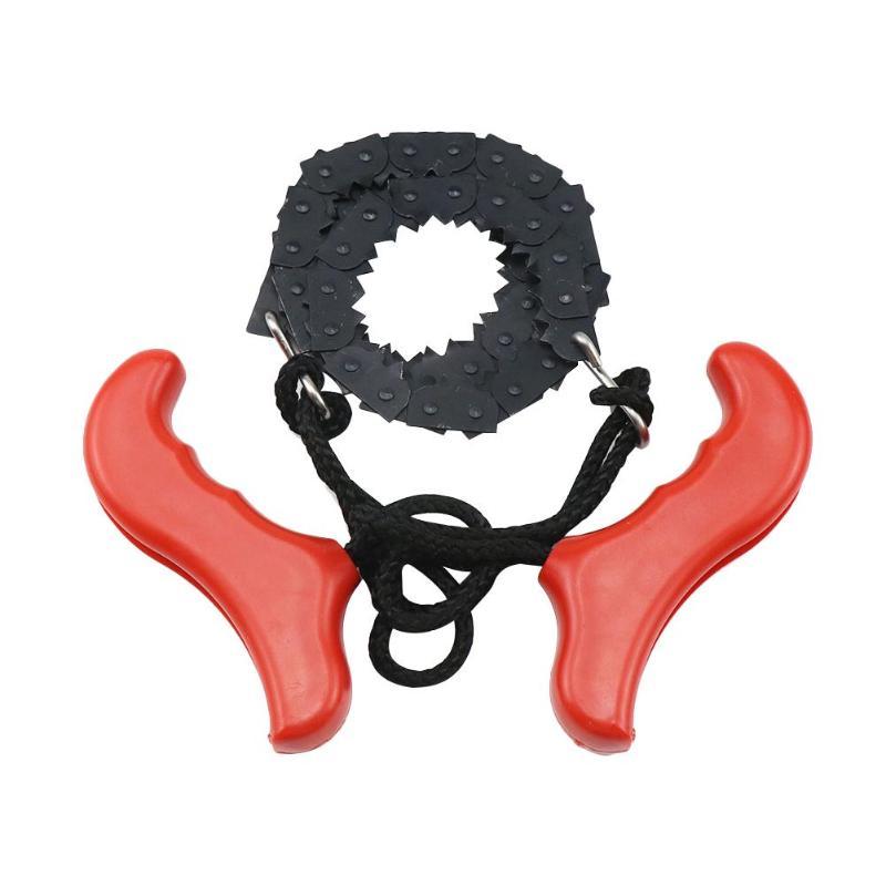 

Pocket Hand Chainsaw Outdoor Survival Camping Hiking Wood Cutting Chain Saw