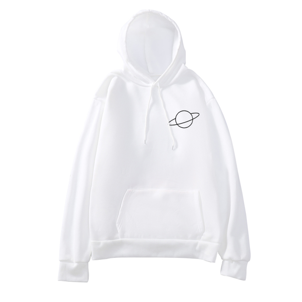 

Foreign trade European and American star print couple hooded women' sanitary sweater men' coat top factory sales, Purple