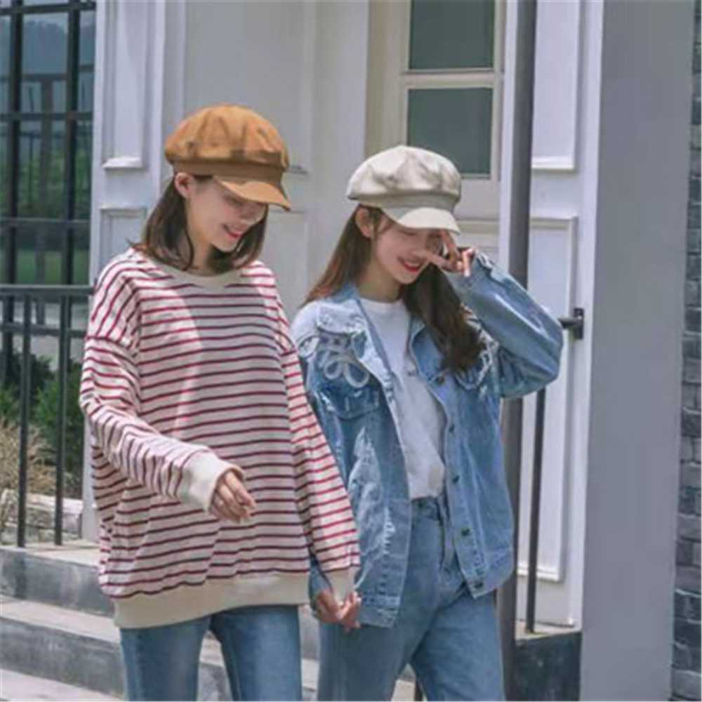

Spring and autumn pure cotton octagonal hat with casual Beret WS-2933, Ws-2933-4