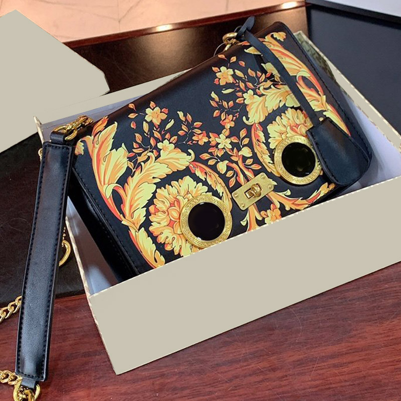 

Women Color Flap Handbag Patchwork Lady Hasp Shoulder Fashion Bag Leather Genuine Bags Purse Chain High Quality Messenger Wallets Gcdgu