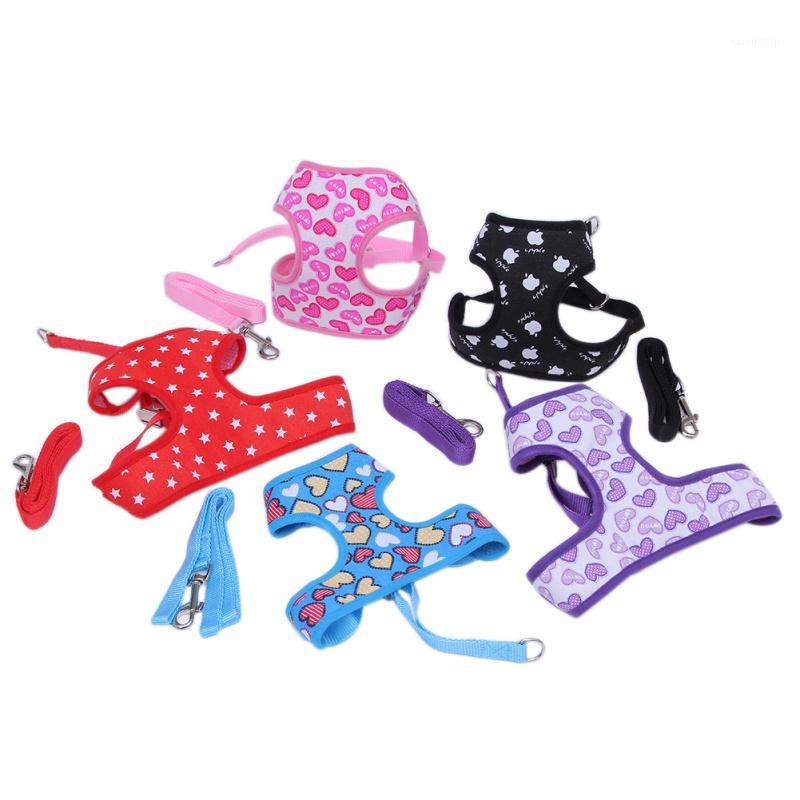 

Small Pet Dogs Adjustable Soft Breathable Dog Harness Nylon Mesh Vest Harness for Dogs Puppy Collar Cat Dog Chest Strap Leash1