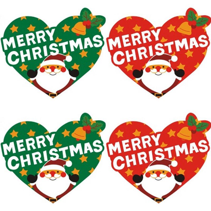 

New Fashion 80 Seals Merry Christmas Xmas Badge Sticker Envelope Seal Gift Wrapping Stickers