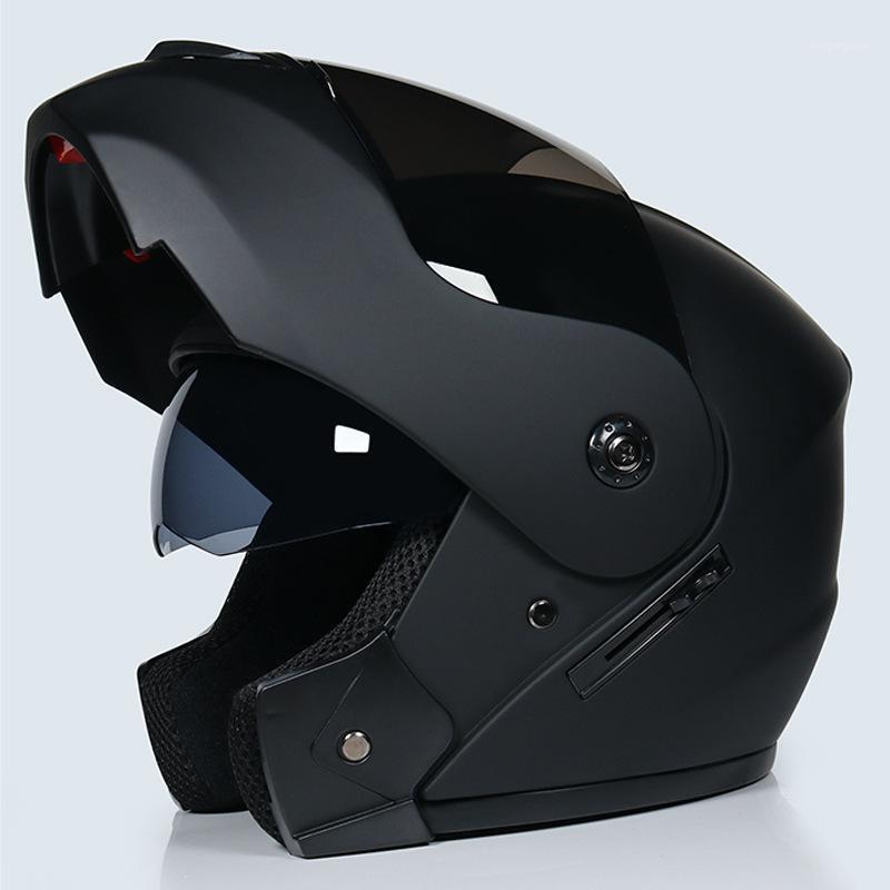 

2020 Latest Motorcycle Helmet Safety DOT Approved Flip Up Helmet Abs Full Face Motorcycle Helmets for Men Women1