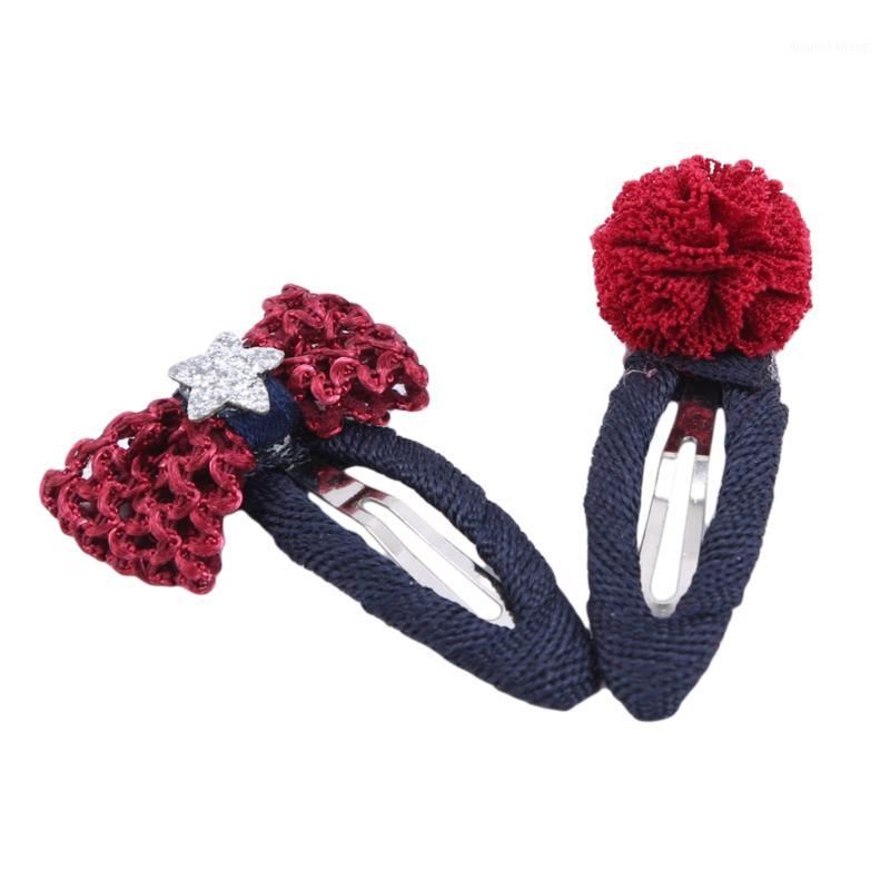 

Sweet Hairpins Hair Accessories Styling Tools 1pair Mini Butterfly Hair Clips Baby Girl Hairpins Fashion Headpiece Barrette1, Red