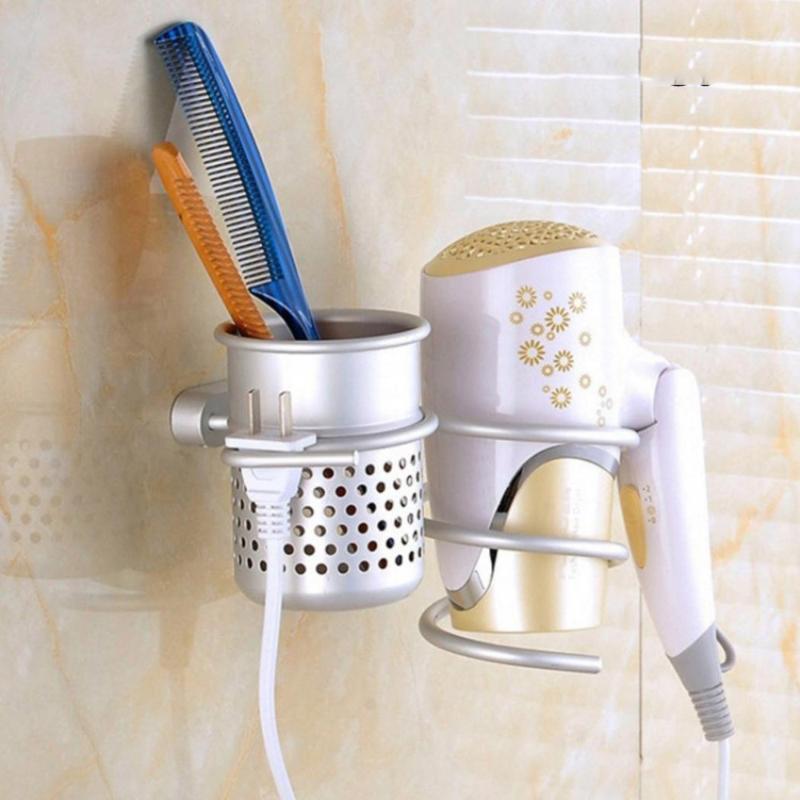 

EHEH Hair Dryer Combs Storage Bathroom Hardware set Bolt Inserting Dryers Holder Dryer Rack Bathroom Wall Holder1