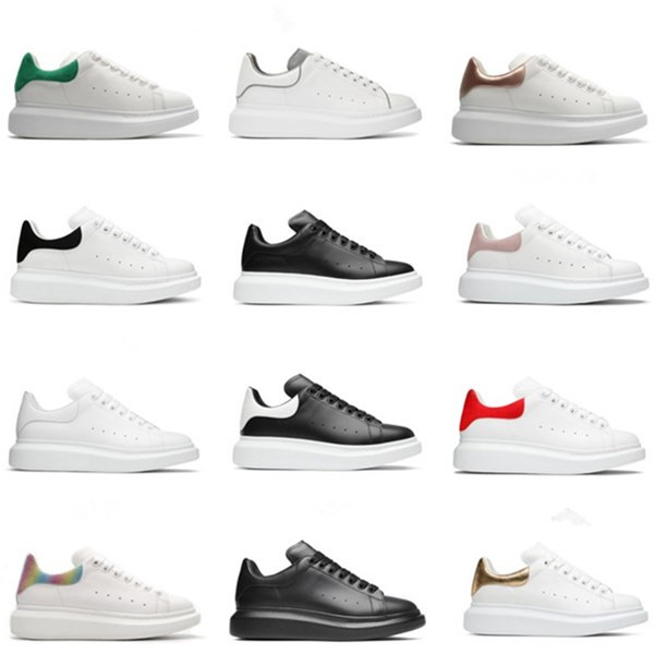 

2021 Best Quality Running Shoes Sole Sneakers Black White Fashion Platform Casual Women Men Sports Shoes Size 36-44, Payment for more styles