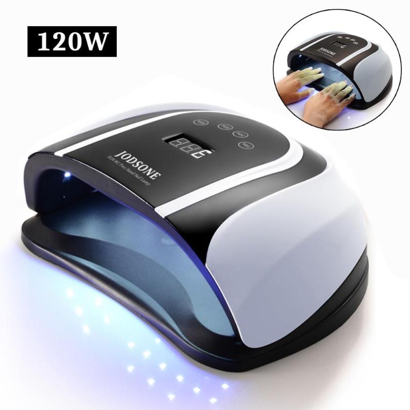 

120W Nail Lamp UV LED Lamp High Power UV For Nails All Gel Polish Nail Dryer Auto Sensor Sun Led Light Art Tools, X3