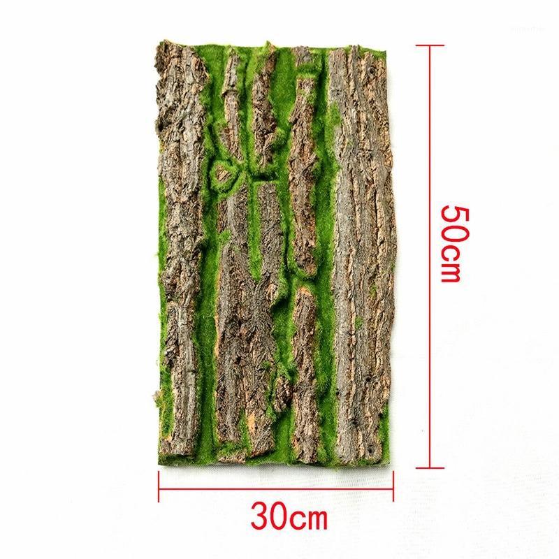 

Natural Artificial Fake Bark Tree Moss Landscape Home Patio Simulation Tree decoration and Decor 50X30cm1, Green