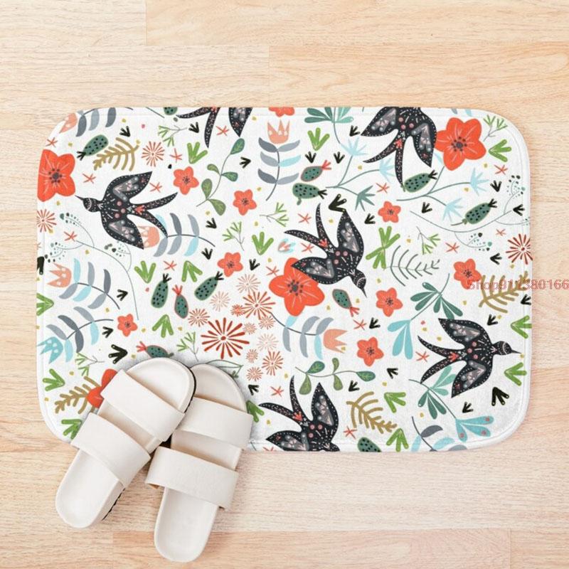 

Mat Around the Garden Kitchen Floor Mat Bedroom Home Door Home Floor Decoration Living Room Carpet Bathroom Non-slip Carpet