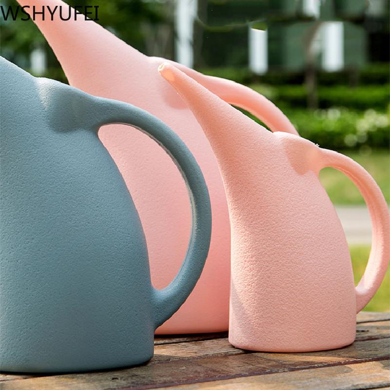 

1L 2L 3L Plastic Long Mouth Home Watering Can Practical Flowers Gardening Tools Handle Plant Sprinkler Potted Kettle Irrigation
