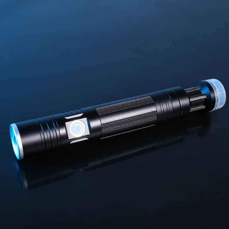 

5 In1 Multi Portable Screwdriver With 1 Led Torch Light Up Set Kit Use For Camping Biking Fishing Led