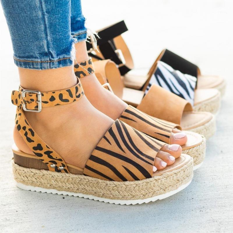 

2020 Women Platform Sandals Wedges Shoes For Women High Heels Sandals Summer Shoes Chaussures Femme Platform1, Black