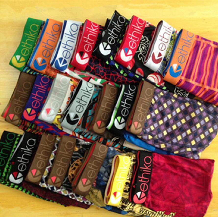 

Mens Ethika underwears designers Fashion boxers Breathable Boxer Underpants Mens sexy Tight Waist Underpants Boxers Man, Bag(not underwear)