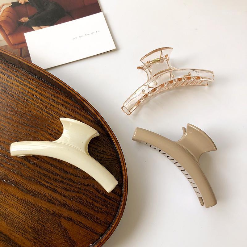 

Hair Clips & Barrettes 2022 Big Acrylic Claw Size Makeup Styling Simply Hairpins For Women Accessories, Golden;silver