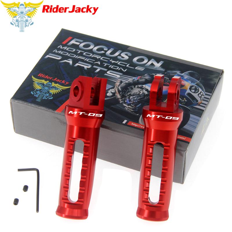 

RiderJacky For MT-09 MT 09 MT09 MT9 2020 2020 Motorcycle Front Footrest Foot Pegs CNC Foot Rests Pedal