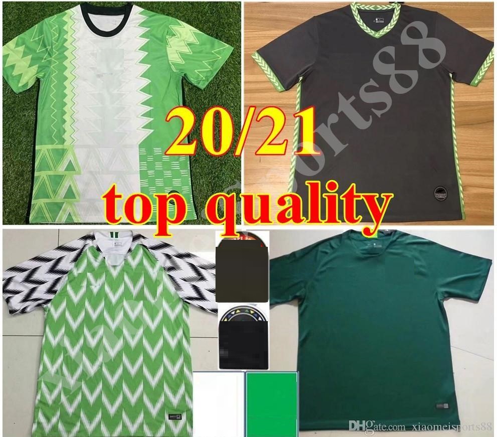 

2018 national team Men Home Away Soccer jersey 20 21 maillot de foot Okechukwu OKOCHA AHMED MUSA MIKEL IHEANACHO Football shirts, Black;yellow